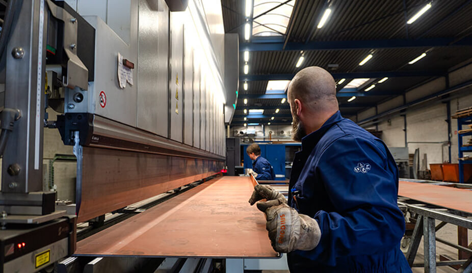Machine of installatie voor Plooien